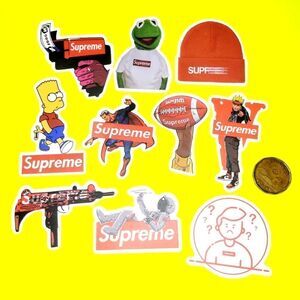 3/$20 brand new 10x waterproof Supreme stickers
